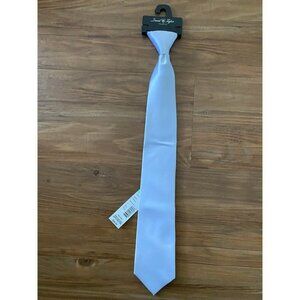 David Taylor Zipper Tie (White - One Size)